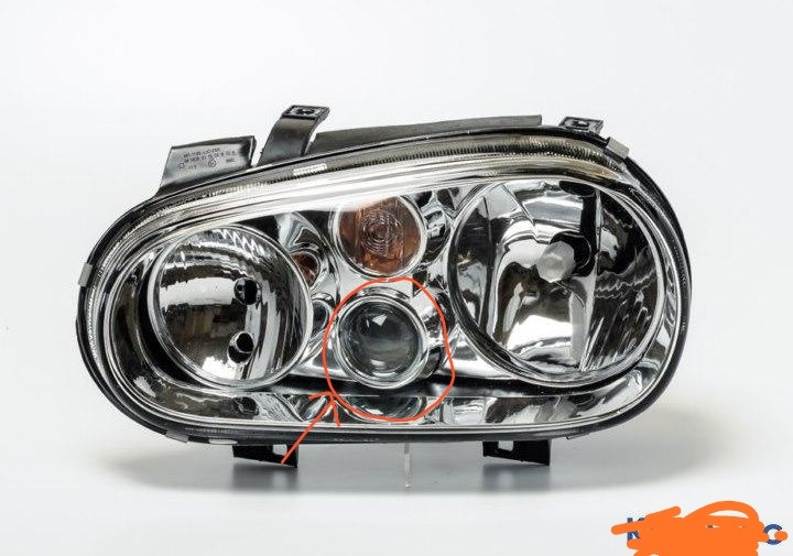 Парни подскажите что за линза в фаре? — Volkswagen Golf Mk4, 1,4 л ...