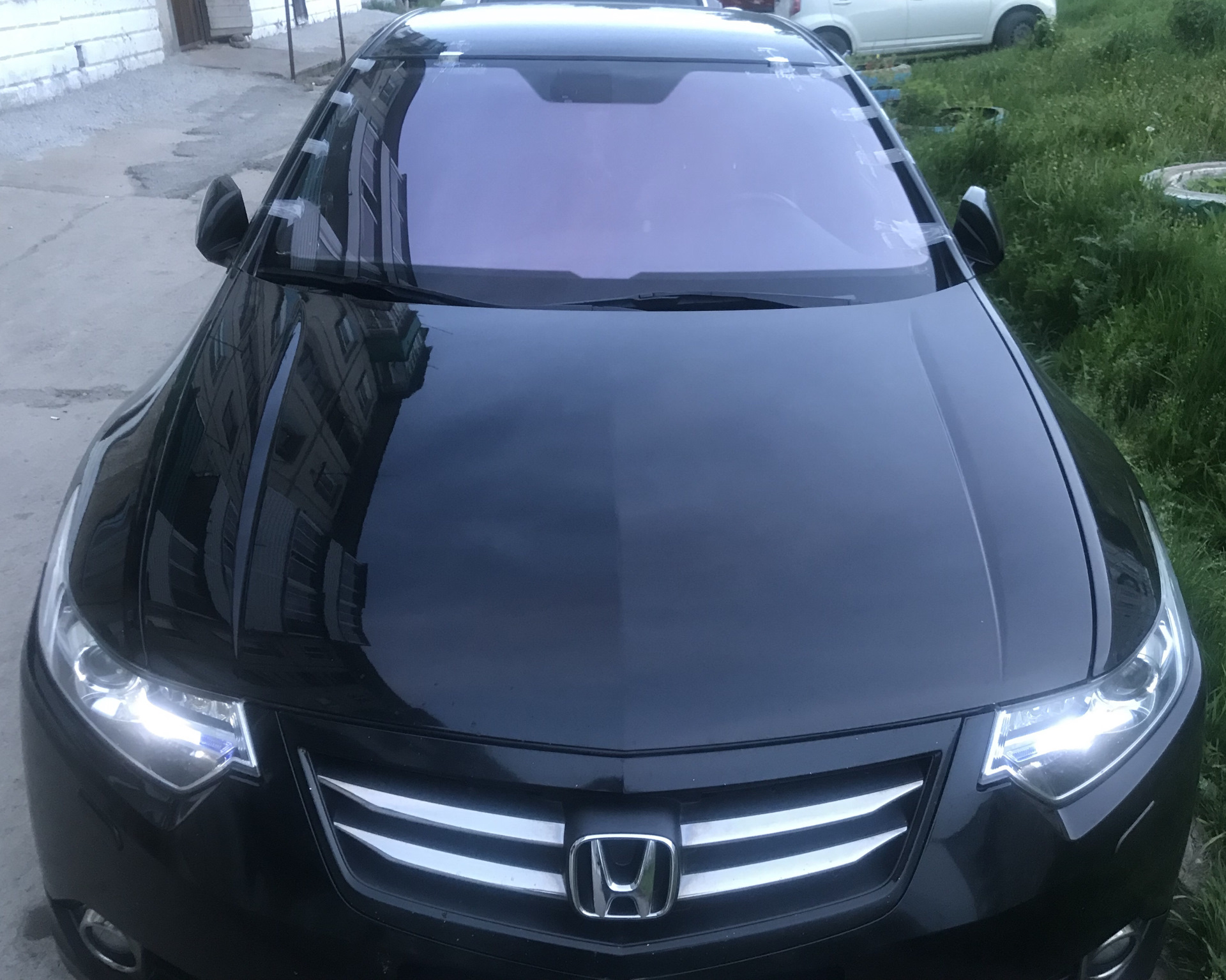 Замена лобового (атермальное) — Honda Accord (8G), 2,4 л, 2011 года |  тюнинг | DRIVE2