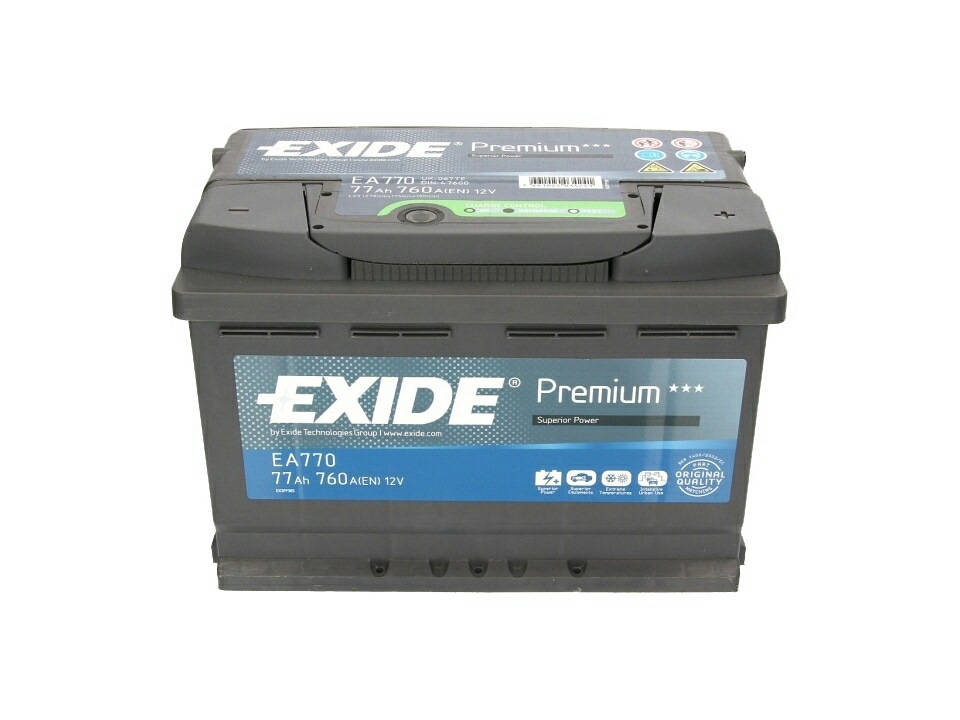 Акб эксайд. Аккумулятор Exide Premium ea770. Exide Premium 12v 77ah 760a b13 ea770. Ea770 Exide аккумуляторная батарея Premium [12v 77ah 760a b13]. Exide Premium 12v 77ah.