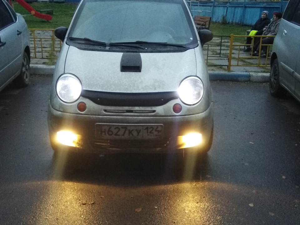 8. Туманки матиз. Туманки матиз. Птф дэу матиз. Диодные противотуманные фары дэу матиз 0.