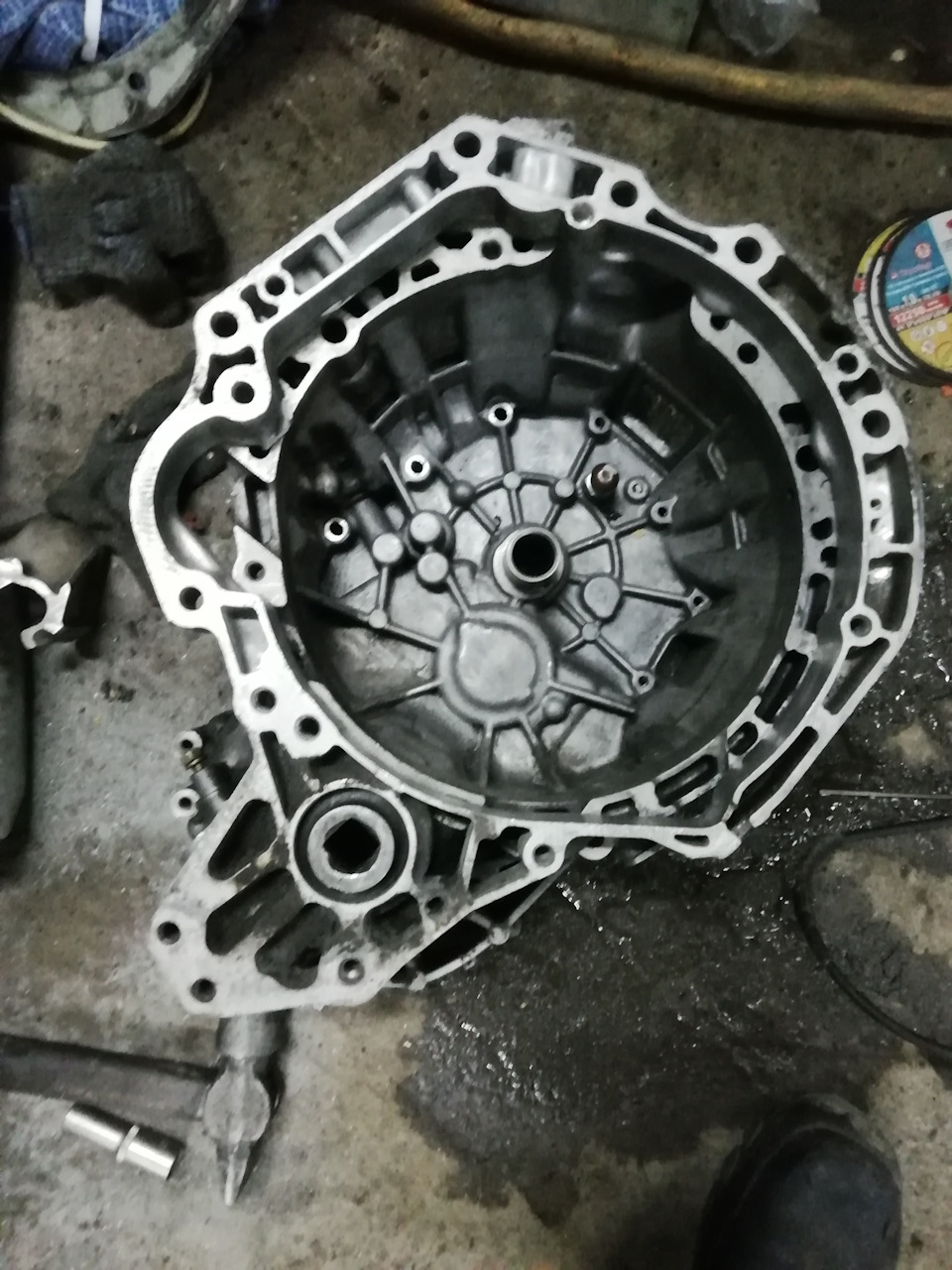 Адаптация корзины сцепления Двигателя SR-18, к МКПП C60-02A, Тойота ...