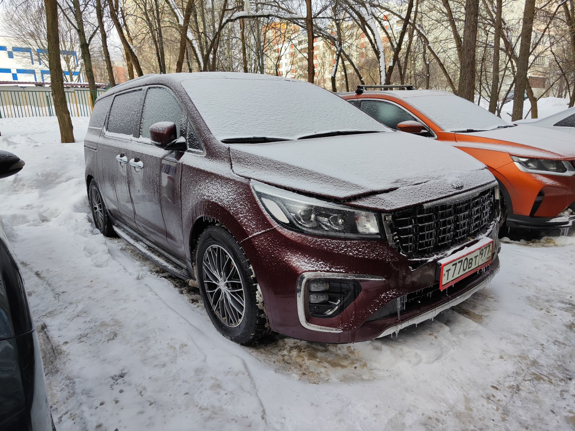 Ледовый тюнинг. — KIA Carnival (3G), 2,2 л, 2019 года | фотография | DRIVE2