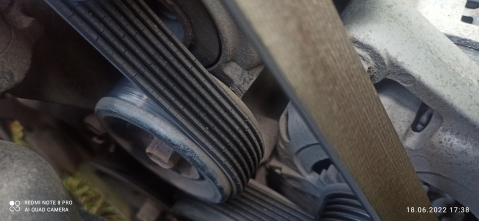 Замена ремня и сеточки vtec - Honda Civic 5D (8G), 1,8 л, 2008 года расходники D