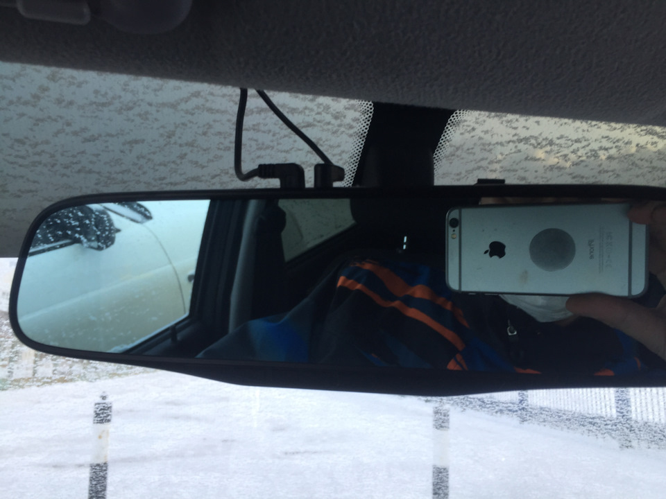 Зеркало регистратор — Lada Гранта Лифтбек (2-е поколение), 1,6 л, 2019 ...