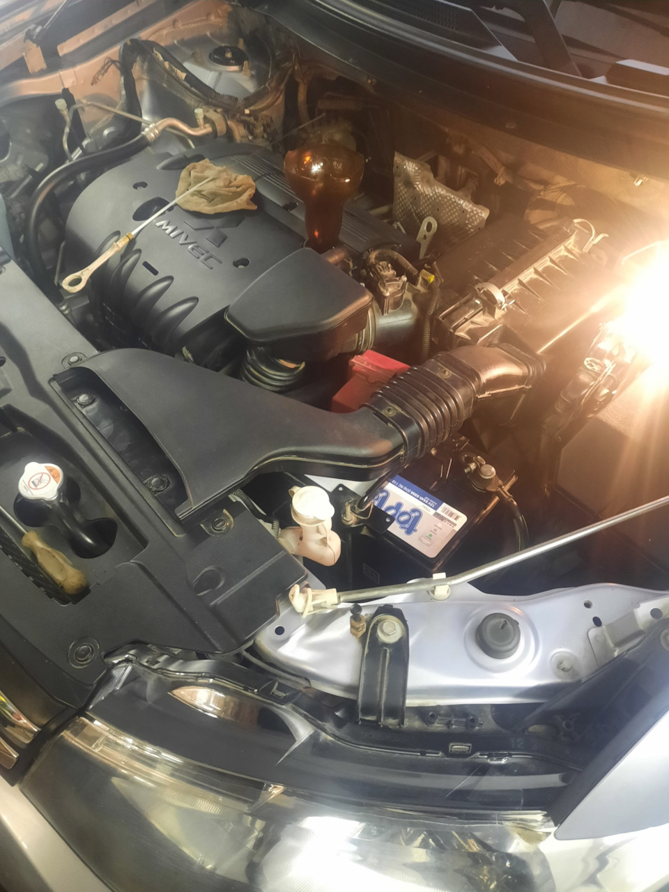 Замена масла вариатора — Mitsubishi Outlander (3G), 2 л, 2013 года ...