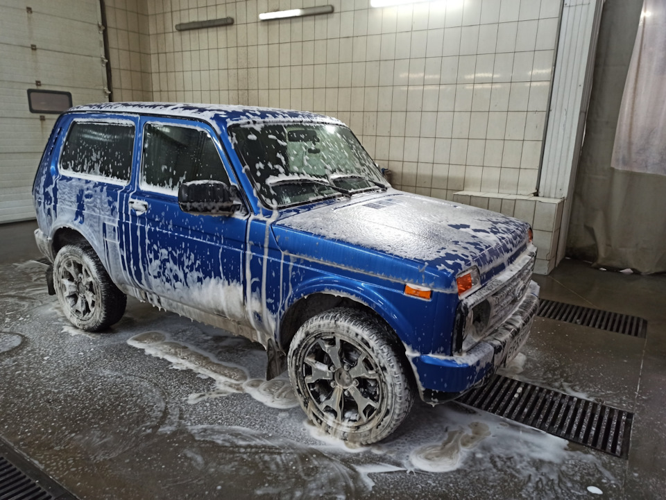 Установка сигнализации СтарЛайн а93 и Эва коврики — Lada 4x4 3D, 1,7 л ...