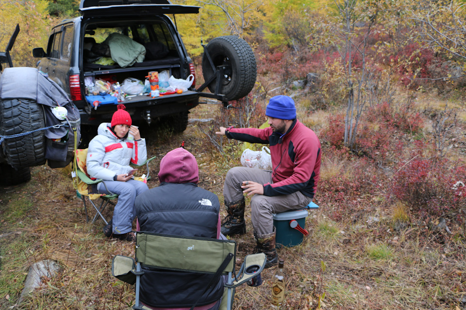 Привал. Нам есть что обсудить и чем поделиться :) — Toyota Land Cruiser 80