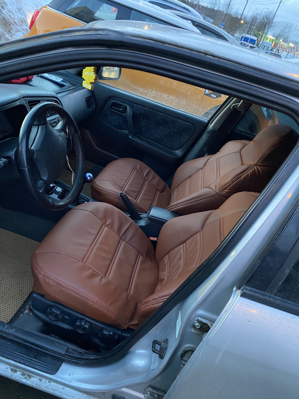 Чехлы — Nissan Primera (P11), 1,6 л, 1998 года | аксессуары | DRIVE2
