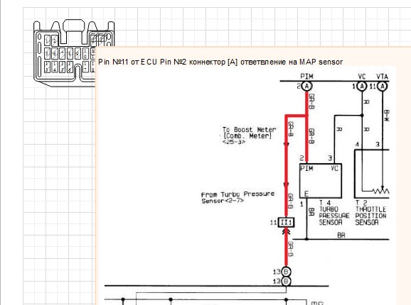 Подключение штатного датчика буста 3sgte к мозгу — Toyota Celica (200 ...