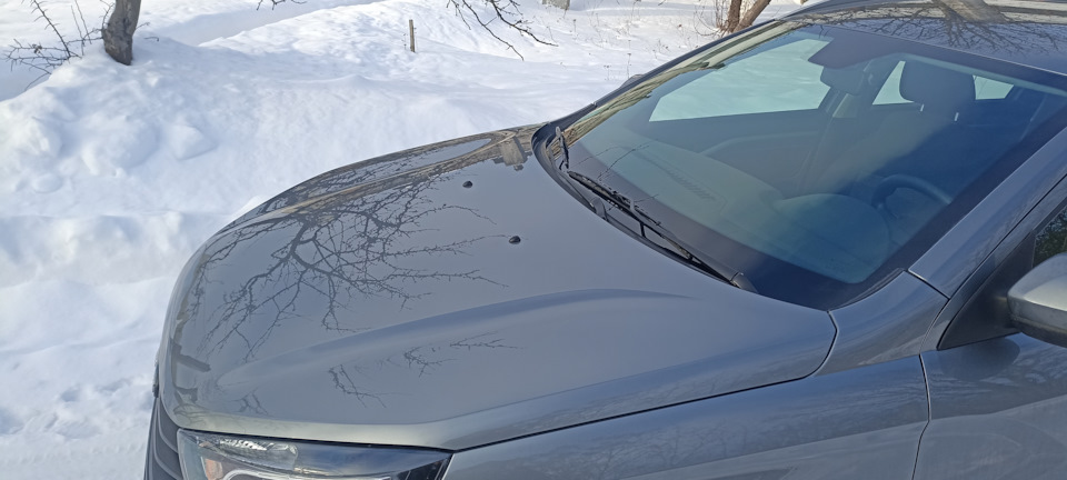 Полировка капота с нанесением твердого воска — DRIVE2