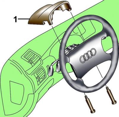 Audi a3 8p как снять кожух руля Друзья, вопрос! - Audi A8 (D2), 2,8 л, 2001 года своими руками DRIVE2