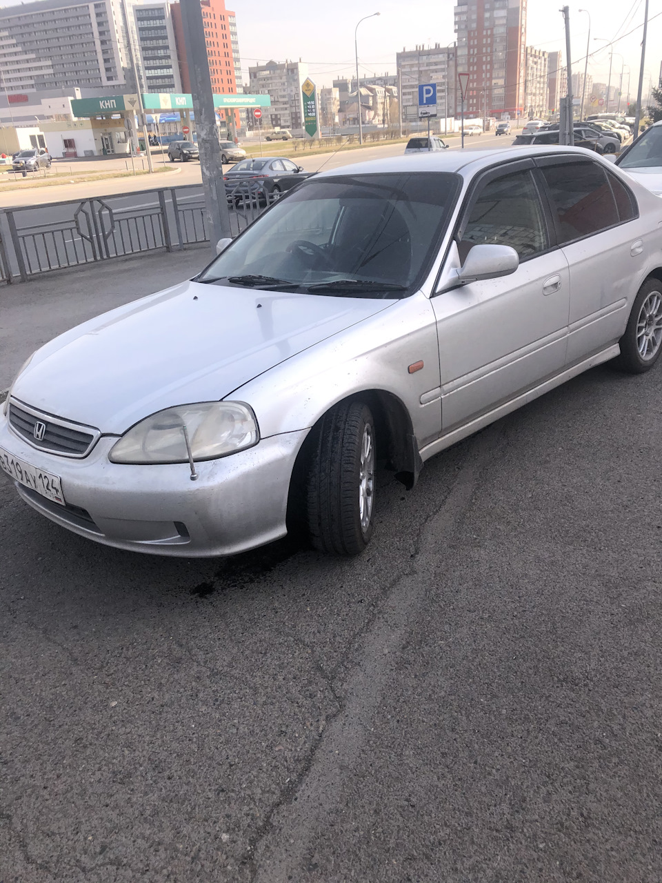 Взорвался тормозной шланг — Honda Civic (6G), 1,5 л, 2000 года | поломка |  DRIVE2