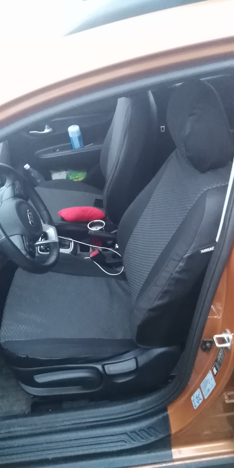 Чехлы seintex — KIA Rio X-Line, 1,6 л, 2019 года | аксессуары | DRIVE2
