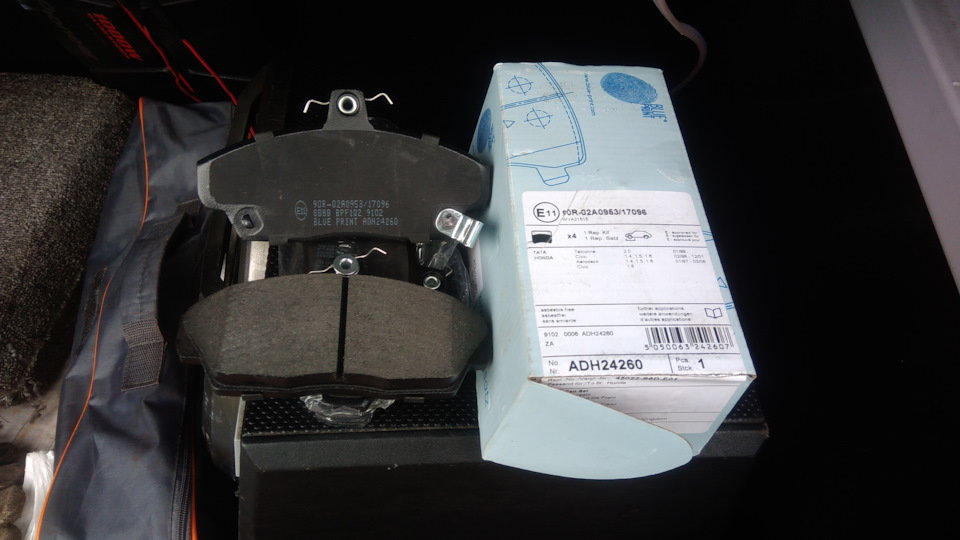 Ресивер Брагин, вал ОКБ 54, передние колодки Blueprint и переобулся ...