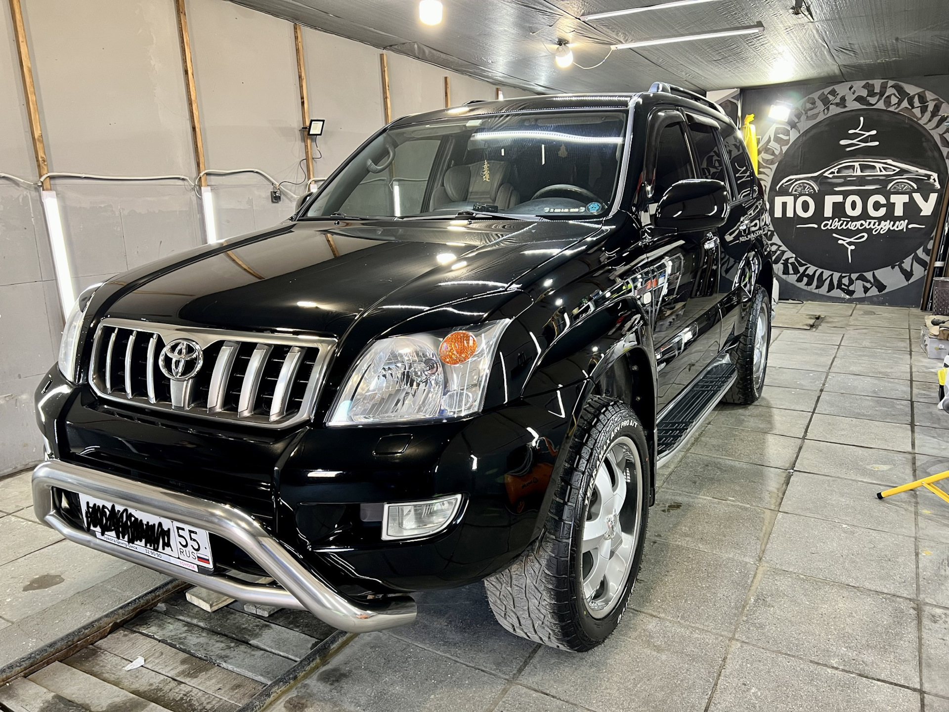 Полировка+стекло — Toyota Land Cruiser Prado 120-series, 4 л, 2004 года |  кузовной ремонт | DRIVE2