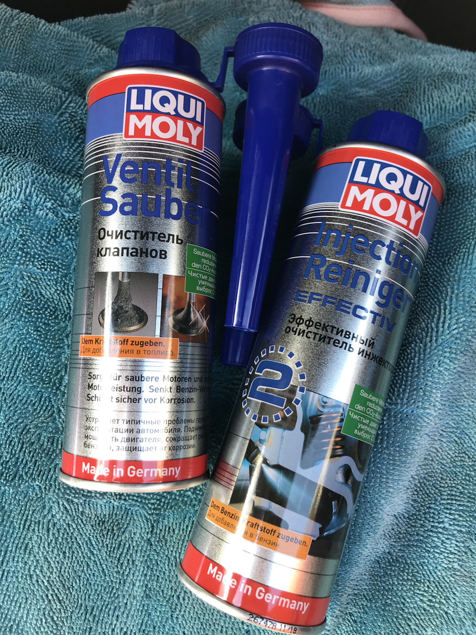 Очиститель инжектора от LIQUI MOLY — Opel Astra J, 1,4 л, 2011 года ...