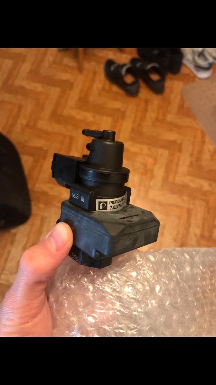 Замена датчика преобразователя давления турбины, влияющего на работу штока актуатора, решило вопрос с потерей мощности! — BMW 1 series (F20)