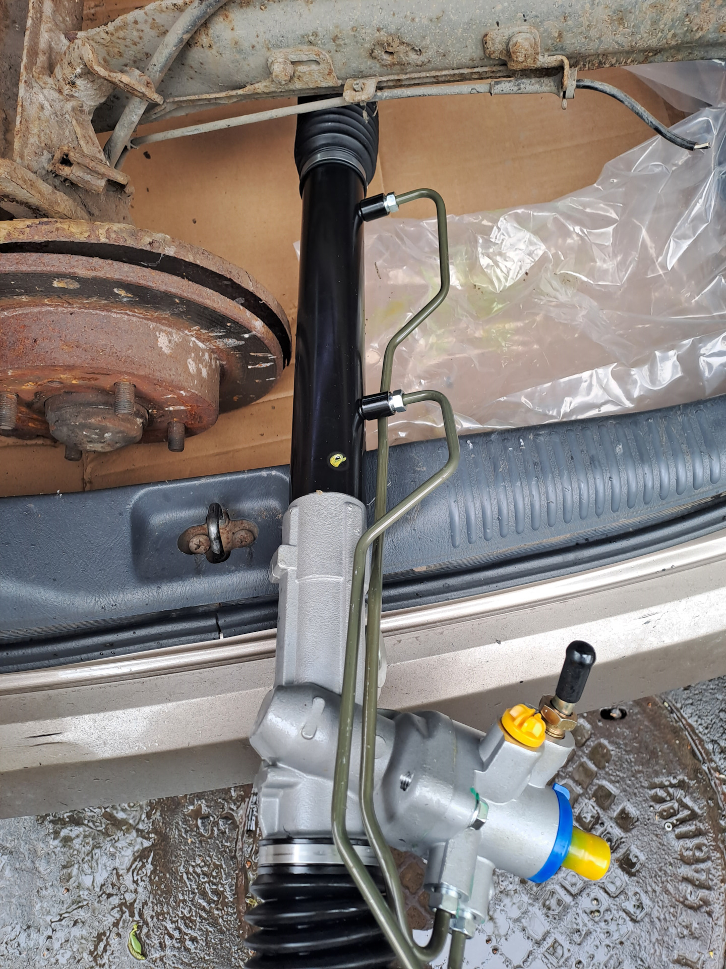 Рулевая рейка "Jtec" на Nissan Almera N16 — Nissan Almera II (N16), 1,5 ...