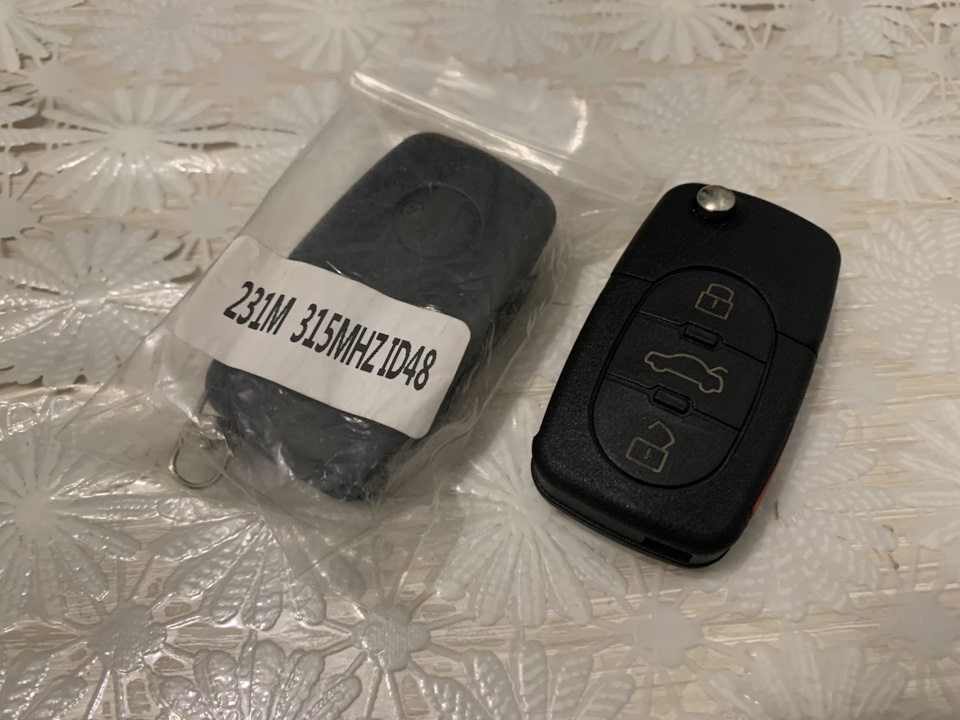 Ключ Д/У 315МГц на Audi A6 (C5), Audi A6 Avant (C5), Audi Allroad (C5 ...