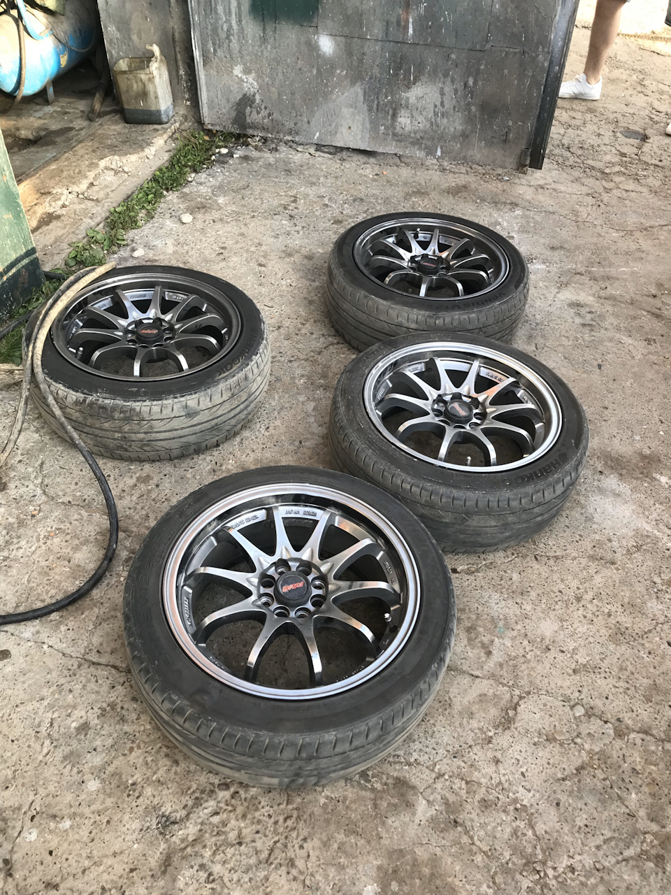 Продам колёса в сборе rays — Lada Гранта Лифтбек (2G), 1,6 л, 2019 года ...