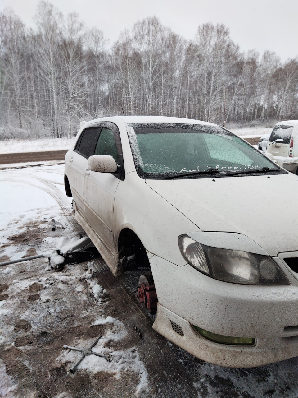 Не тянет на горячую… — Toyota Corolla RunX, 1,5 л, 2001 года | просто так |  DRIVE2