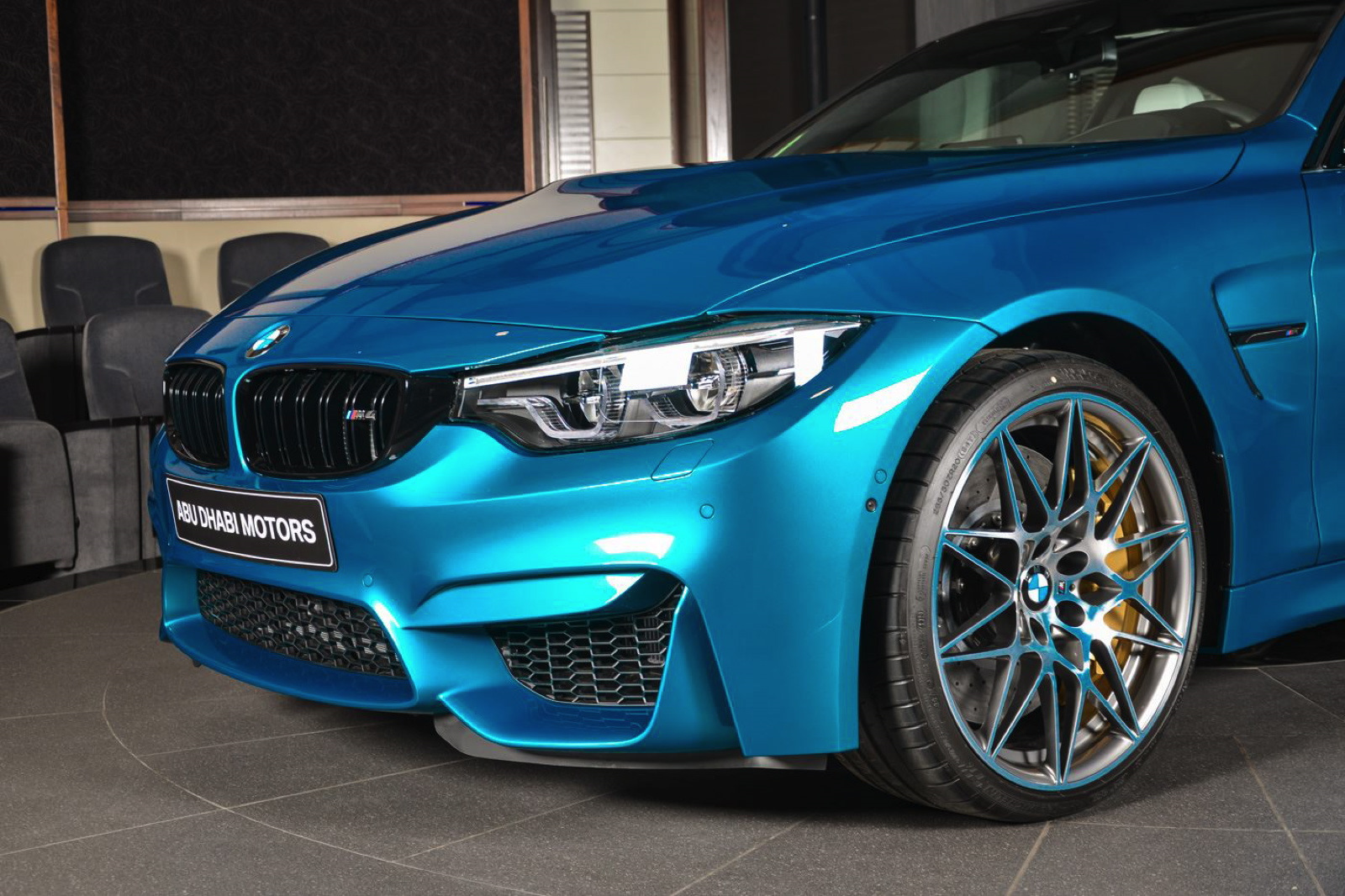 BMW m4 Atlantis Blue