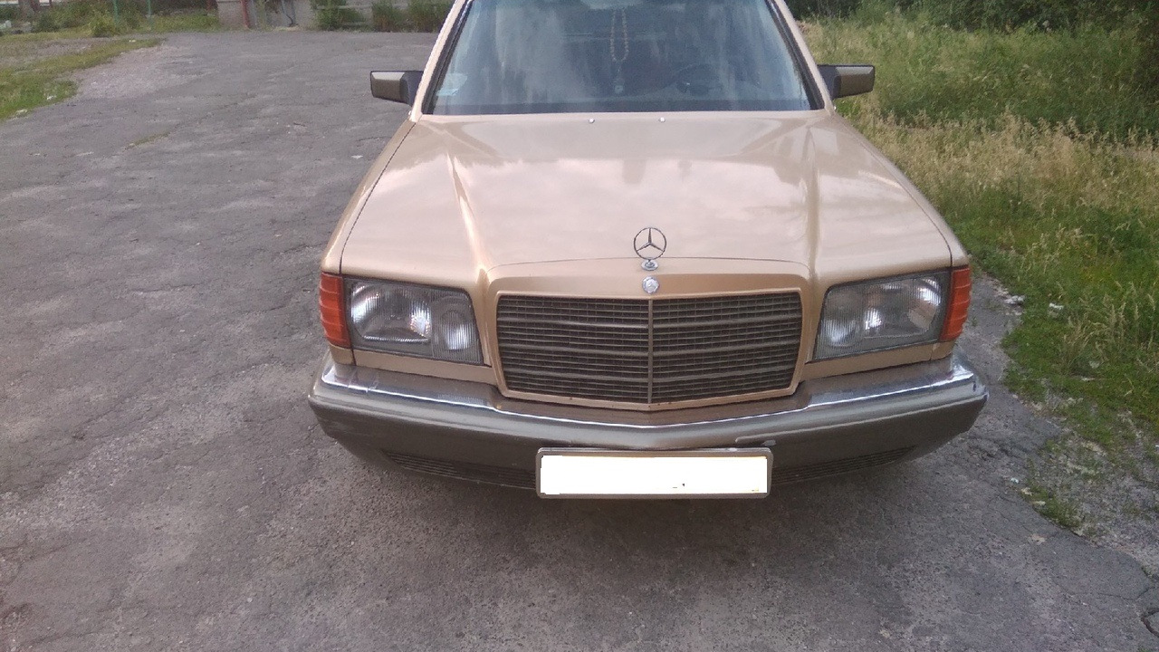 Mercedes W116 V12 600 SE - Mercedes-Benz S-Class (W116), 4,3 л, 1979 года просто