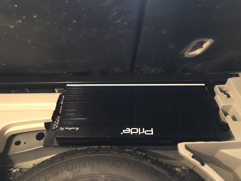 Установка усилителя pride Quattro xl — Mazda CX-7, 2,5 л, 2011 года ...