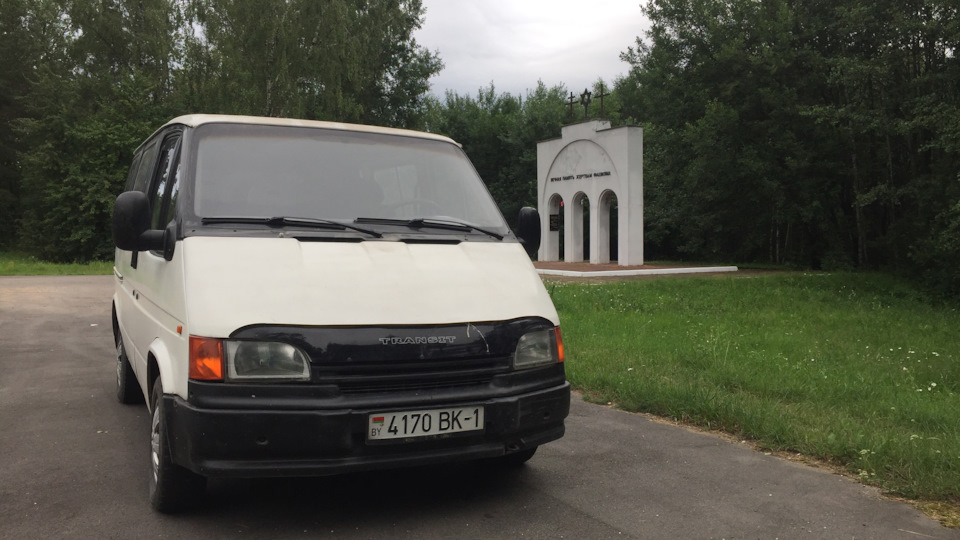 Литые диски (переходные проставки) — Ford Transit (4G), 2,5 л, 1992 ...