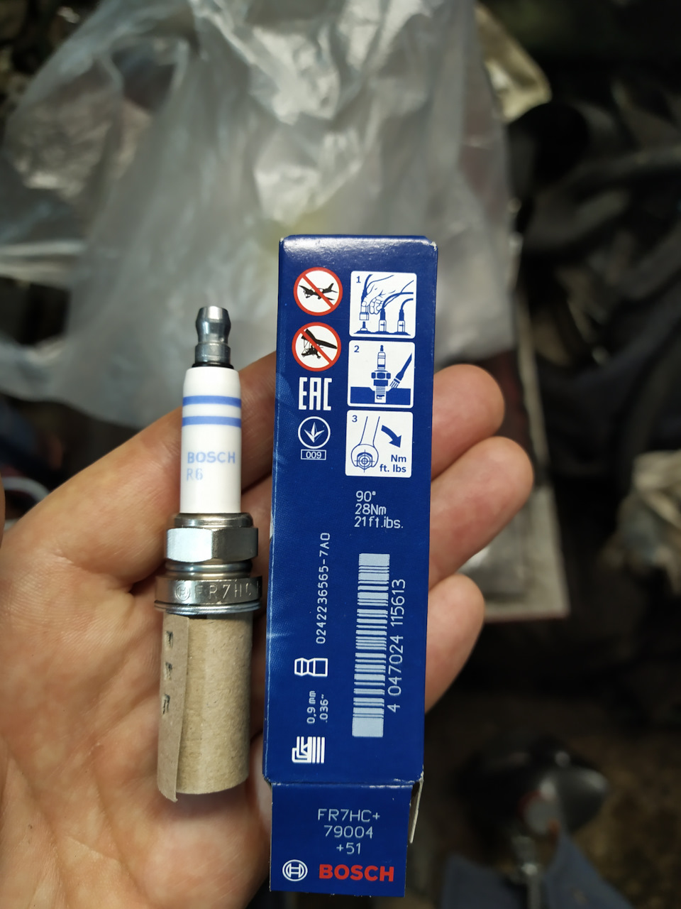 FR7HC Свеча зажигания BOSCH | Запчасти на DRIVE2