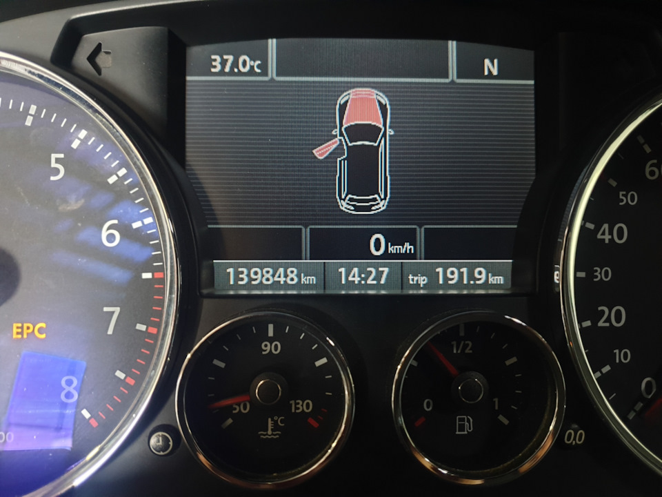 Очередное ТО — Volkswagen Touareg (1G), 3,6 л, 2008 года | плановое ТО ...