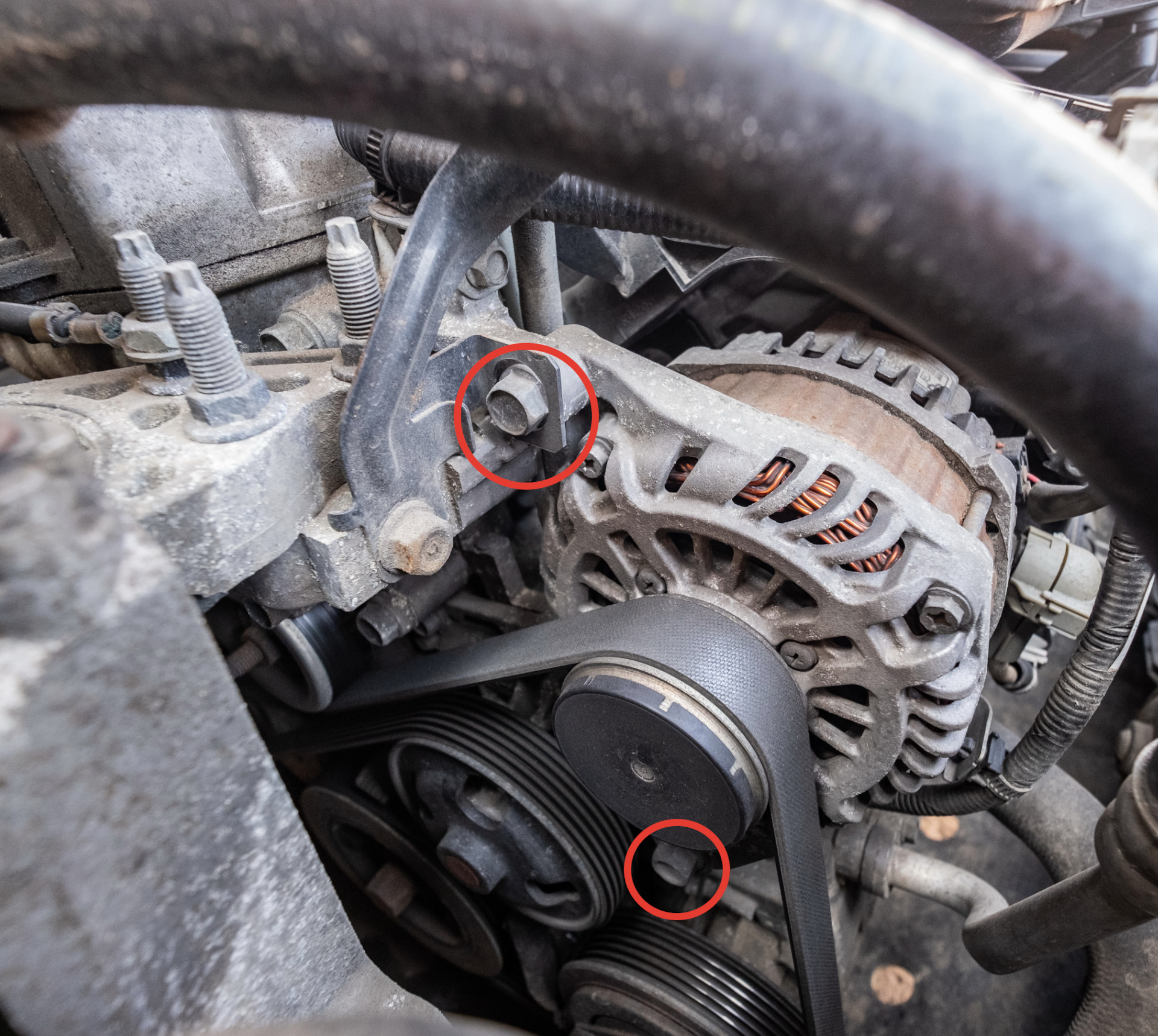 X3 30d как снять генератор Замена подшипников и щеток генератора - Mazda 3 (2G) BL, 1,6 л, 2010 года своими