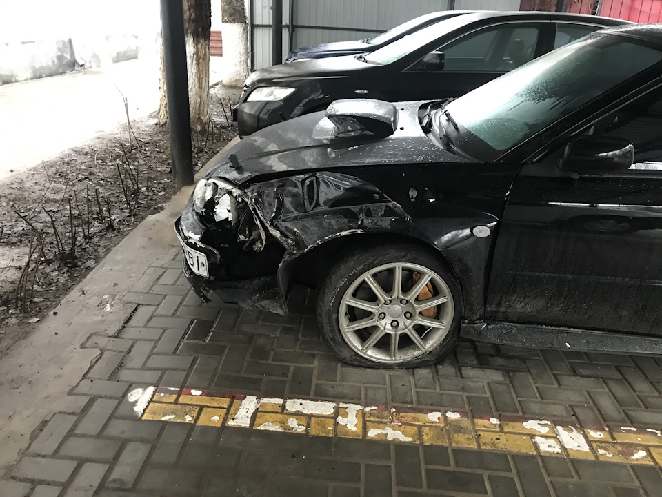 Shit happens… — Subaru Impreza WRX STI (GD), 2 л, 2004 года | ДТП | DRIVE2