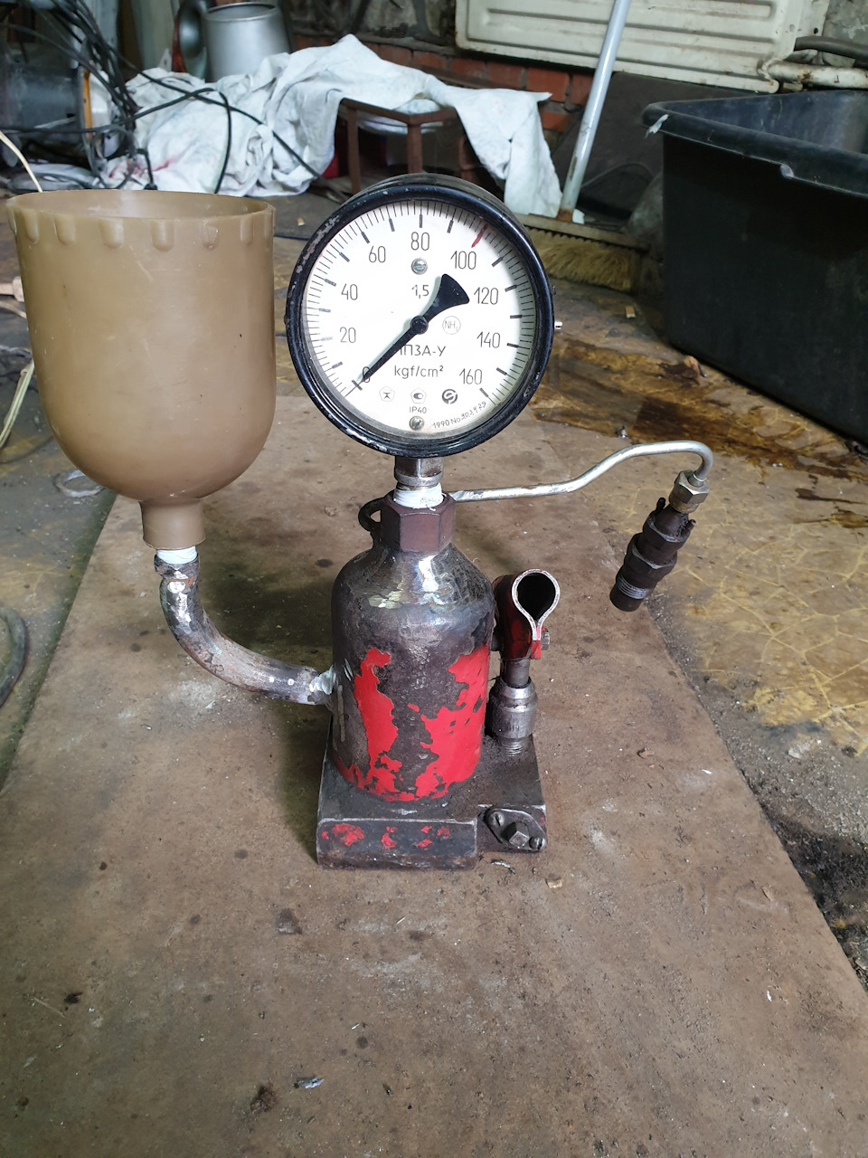 Стенд для проверки дизельных форсунок своими руками схема видео