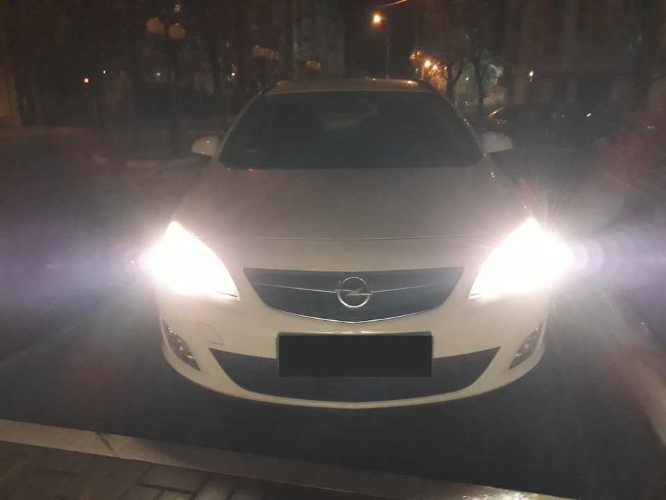 Лампы ближнего света — Opel Astra J, 1,7 л, 2012 года | расходники | DRIVE2