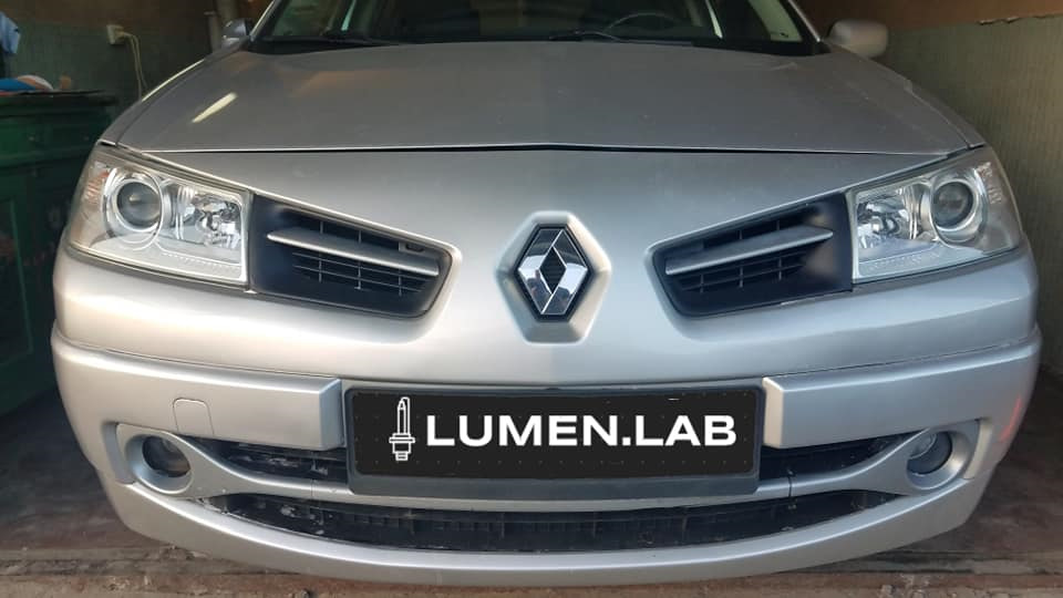 Renault Megane 2 (2008) Восстановление прозрачности фар и оклейка ...