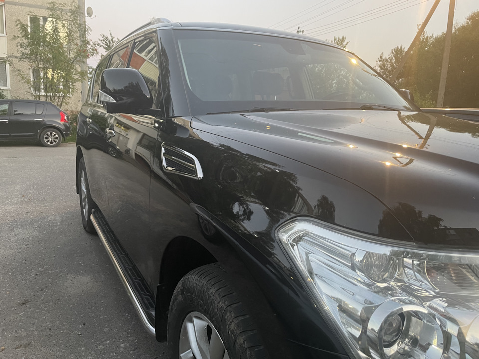 Полировка и керамика — Nissan Patrol (Y62), 5,6 л, 2013 года | тюнинг ...