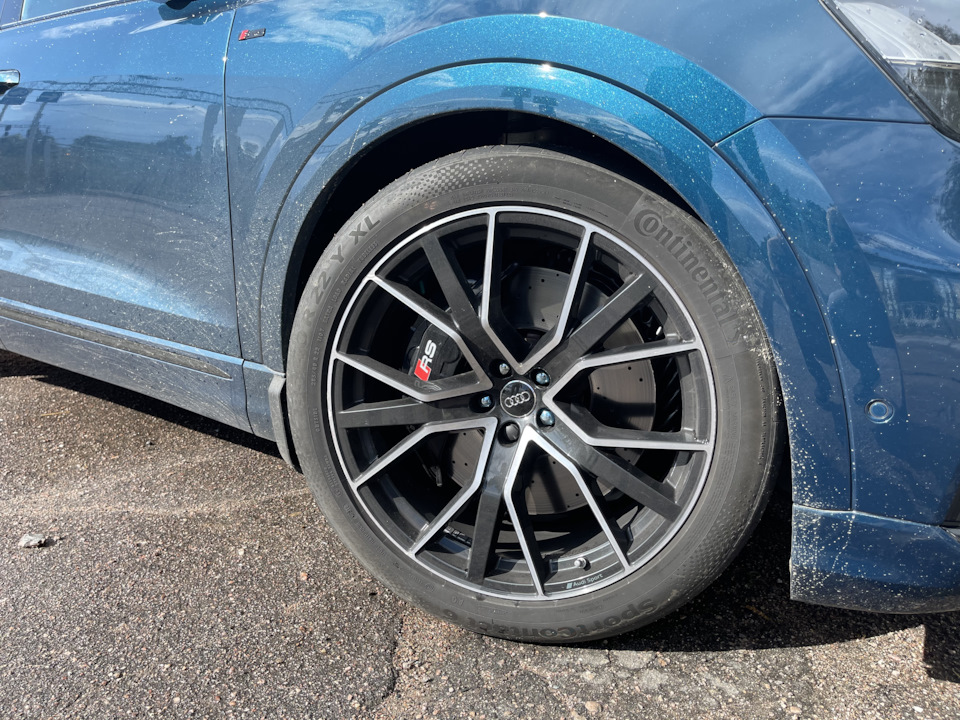 Список запчастей тормозов от RSQ8 для замены на автомобилях Audi Q7, Q8, E-tron,