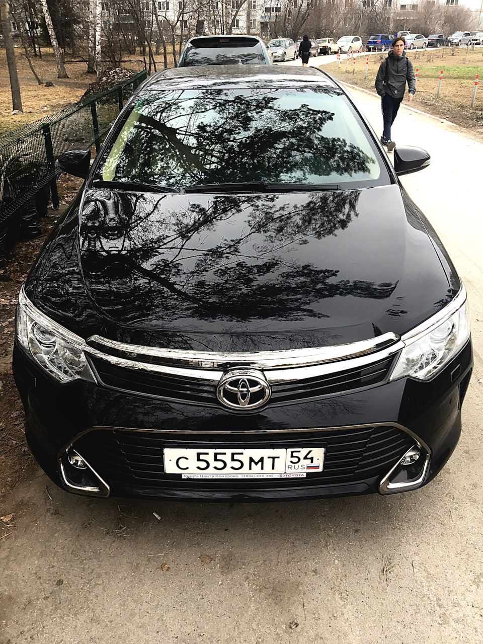 Красота за решёткой #️⃣ — Toyota Camry (XV50), 3,5 л, 2017 года | стайлинг  | DRIVE2