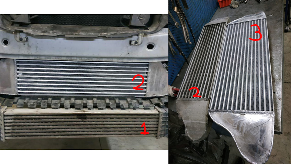 Установка интеркулера Treadstone TR10 на Volvo C30