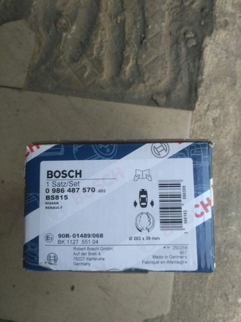0986487570 Барабанные колодки BOSCH | Запчасти на DRIVE2