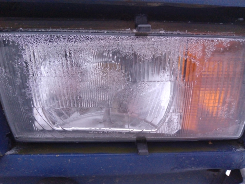 Запотевание фары зимой и как с этим бороться. — Lada 21074, 1,6 л, 2008 ...