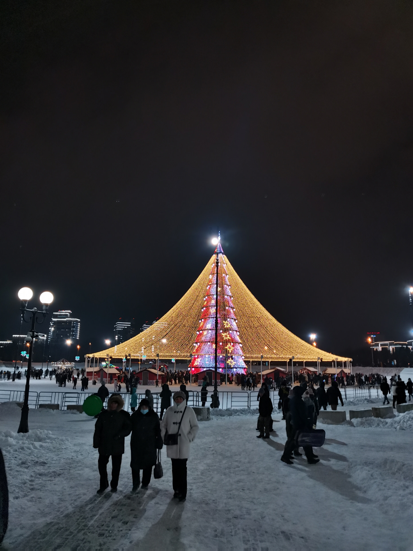 парк победы казань зимой