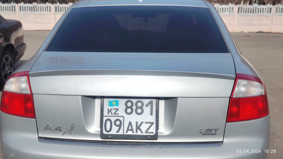 Спойлер — Audi A4 (B6), 1,8 л, 2003 года | стайлинг | DRIVE2