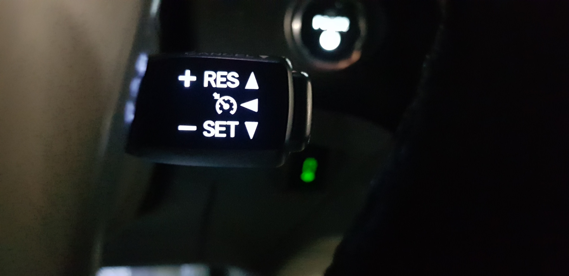 Джойстик круиза с подсветкой — Toyota Prius (30), 1,8 л, 2010 года ...