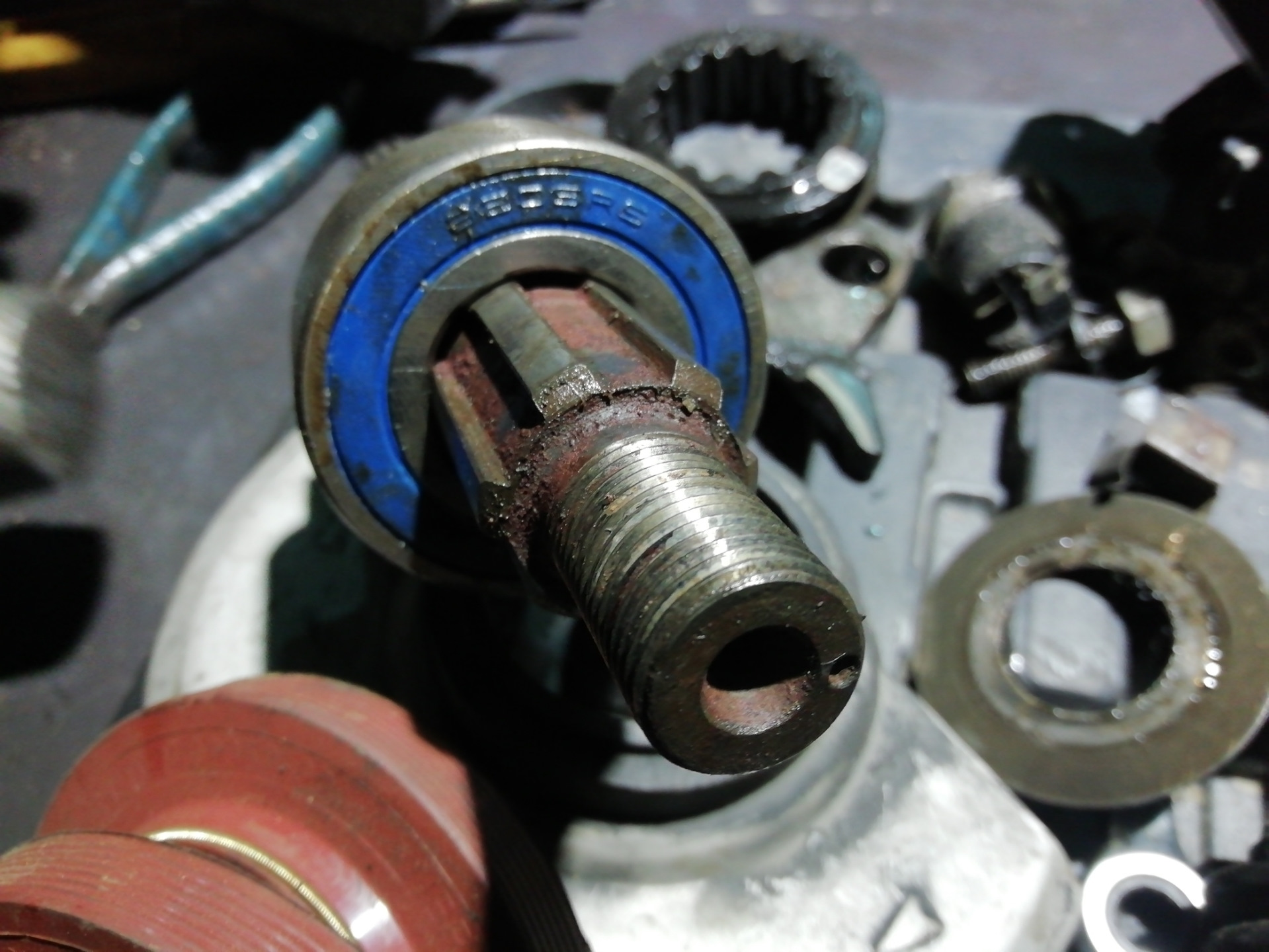 Новые подшипники в раздатку — Lada 4x4 3D, 1,7 л, 1997 года | плановое ...