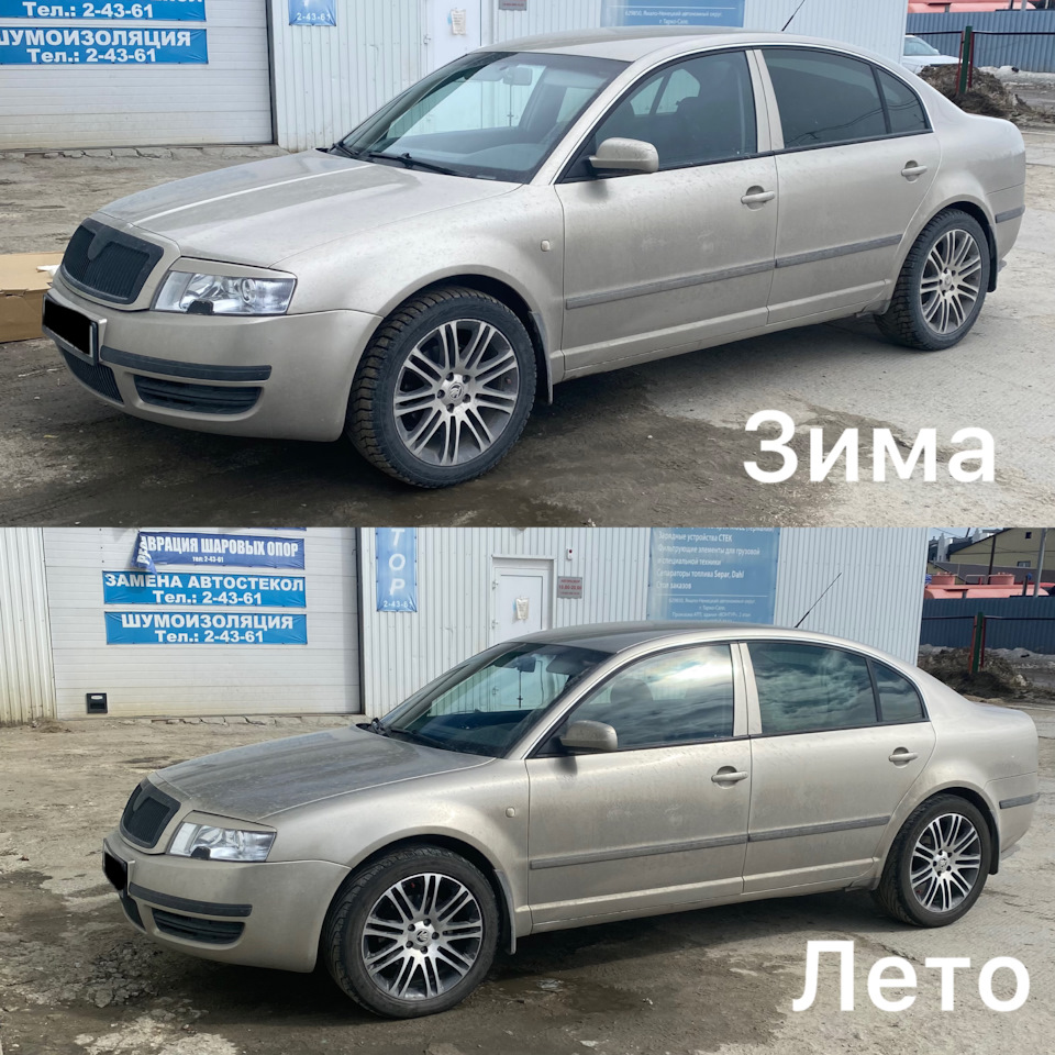 41 Переобулся. Летняя резина Triangle TR968 245/45R18 — Skoda Superb Mk1,  1,8 л, 2003 года | шины | DRIVE2