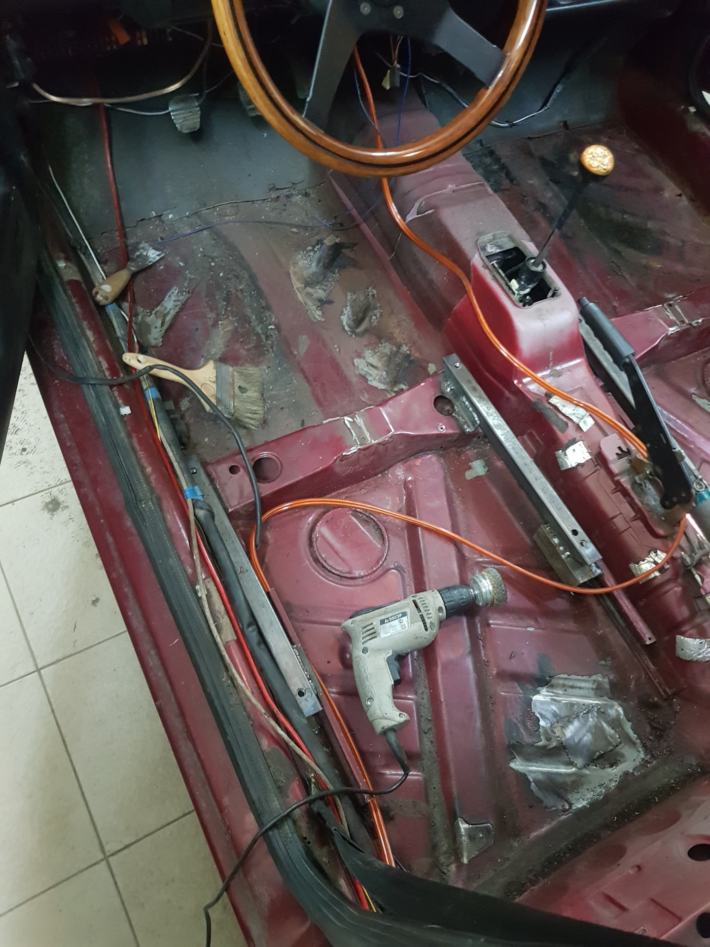 Detaling салона Golf2 (вечер 1) — Volkswagen Golf Mk2, 1,3 л, 1989 года ...