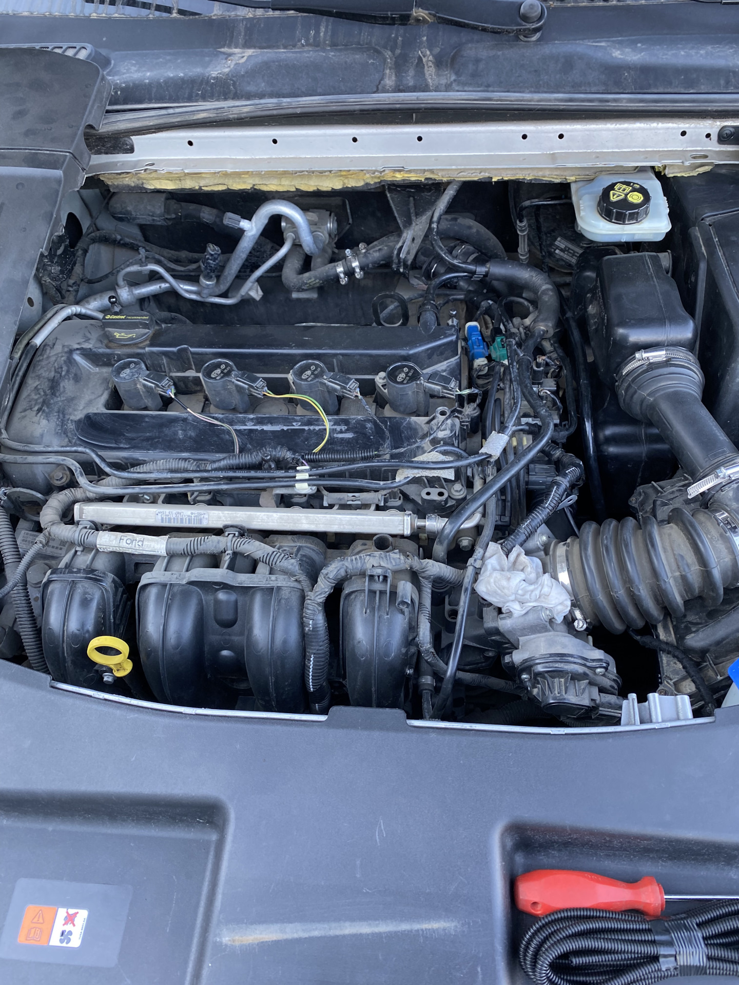 Замена шлангов imrc, замена гофры проводки катушек и клипсы на морду ...