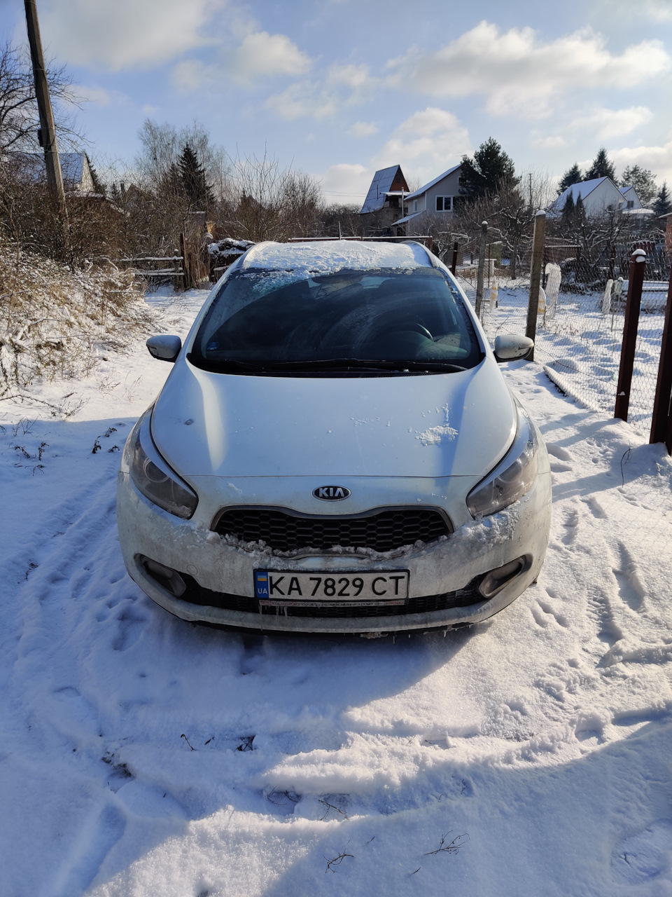 Зимний дизель — KIA Ceed SW (2G), 1,6 л, 2014 года | наблюдение | DRIVE2